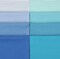 8Pcs Cotton Fabric Fat Quarters – 18" x 22" Blue Solid Color Bundle, 100% Cotton Quilting Fabric Set for Sewing, Patchwork, DIY Crafts & Home Textile Projects